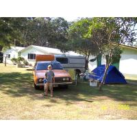 Nick from Toowoomba camped overnight with his Dad